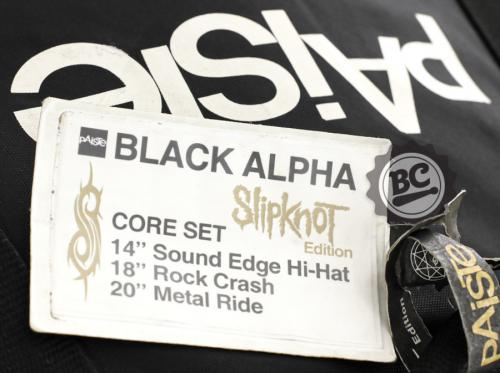 Kit de Pratos Paiste Alpha Black Joey Jordison (No Estado) com