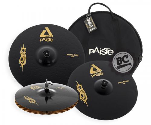 Kit de Pratos Paiste Alpha Black Joey Jordison (No Estado) com