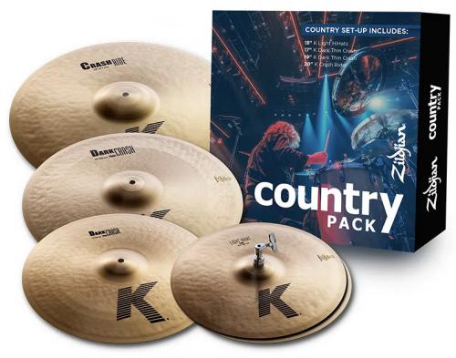 Kit de Pratos Zildjian Country K Series K0801C com Crashes 17