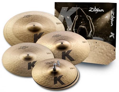 Kit de Pratos Zildjian K Custom Dark Series KCD900 Crashes 16