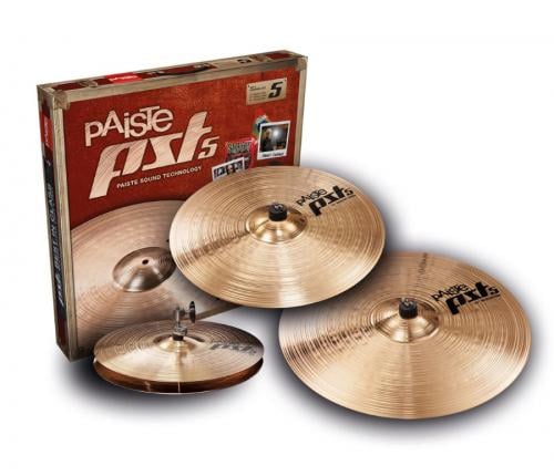 Kit de Pratos Paiste PST5N Universal Set Series com Crash 16