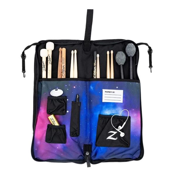 SAKAKI GEAR フルセット Bag de Baquetas Zildjian Galaxy Purple média com diversas divisões