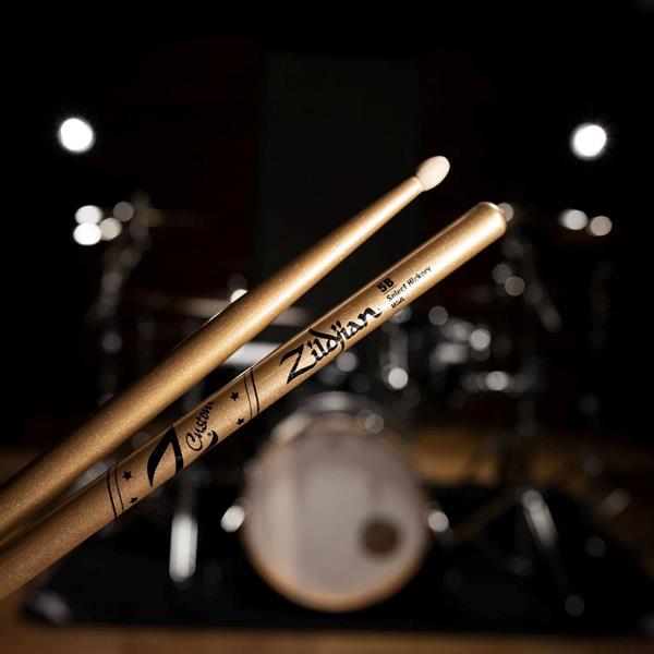 Baqueta Zildjian Limited Padrão 5A Gold Chroma 400th Anniversary