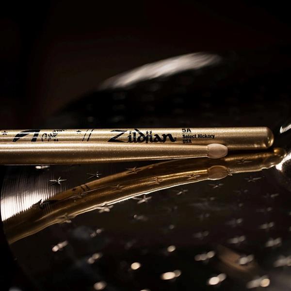 Baqueta Zildjian Limited Padrão 5B Gold