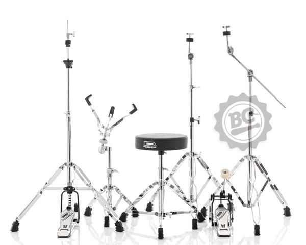 Bateria D-One Rocket Rock Black Satin com Bumbo 24