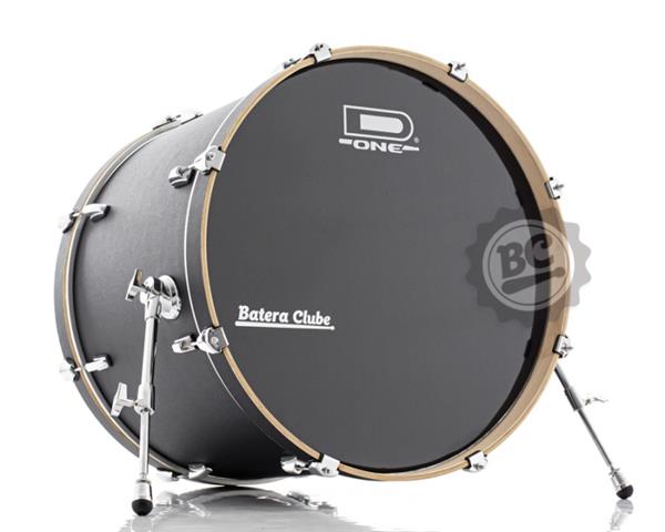 Bateria D-One Rocket Rock Black Satin com Bumbo 24