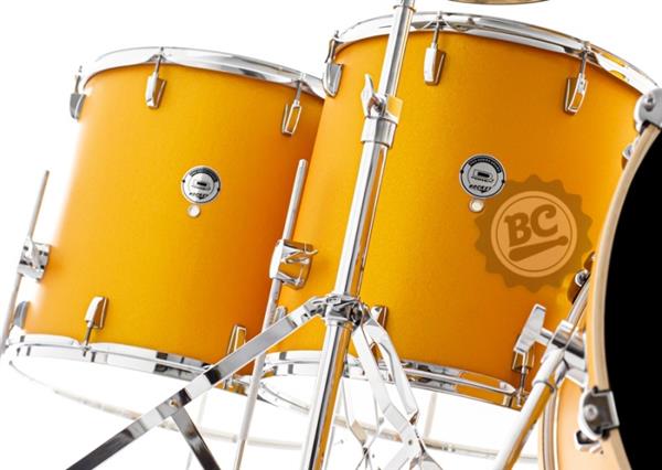 Bateria D-One Rocket Rock Orange Satin com Bumbo 24
