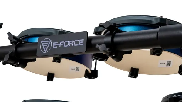 Bateria Eletrônica E-Force Odery EF2-V2 Blue Chameleon com casco