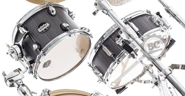 Bateria Mapex Mars Bop Set MA486S Grey Wood com Bumbo 18