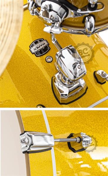 Bateria Mapex Mars Bop Set MA486S Sunflower Sparkle com Bumbo 18