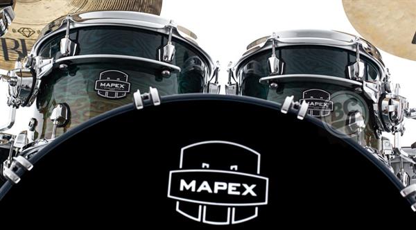 Bateria Mapex Saturn Evolution Hybrid Birch Exotic Aegean Fade 22