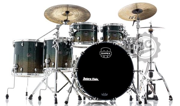 Bateria Mapex Saturn Evolution Hybrid Birch Exotic Aegean Fade 22