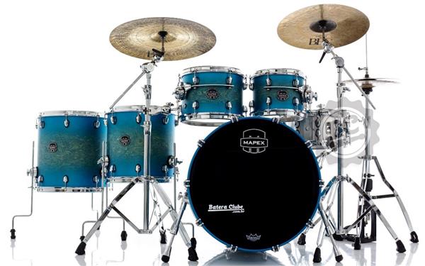 Bateria Mapex Saturn Evolution Hybrid Birch Exotic Azure Burst 22