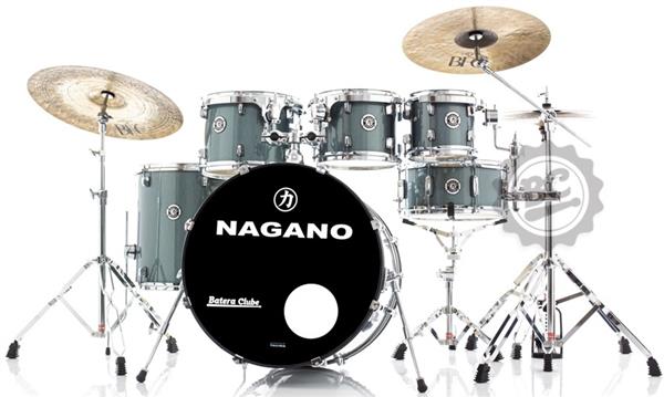 Bateria Nagano Garage Rock Plus Grafite 22