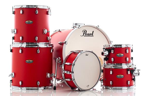Bateria Pearl Decade Maple Matte Racing Red 22