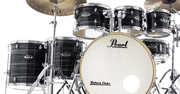 Bateria Pearl Export EXX Series Graphite Silver Twist 20