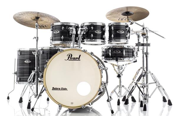 Bateria Pearl Export EXX Series Graphite Silver Twist 20