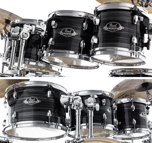 Bateria Pearl Export EXX Series Graphite Silver Twist 22