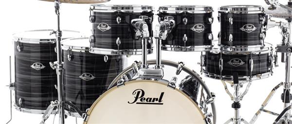 Bateria Pearl Export EXX Series Graphite Silver Twist 20