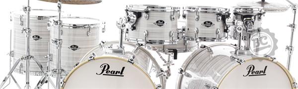 Bateria Pearl Export EXX Slipstream White Bumbo Duplo 22