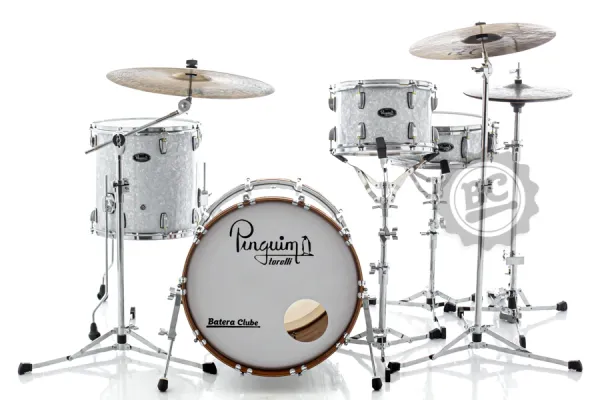 Bateria Pinguim Madrepérola com Bumbo 20