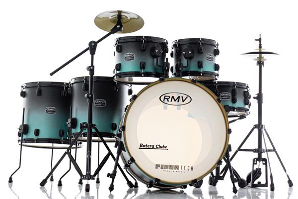 Bateria RMV FiberTech Turquesa Black Fade 20