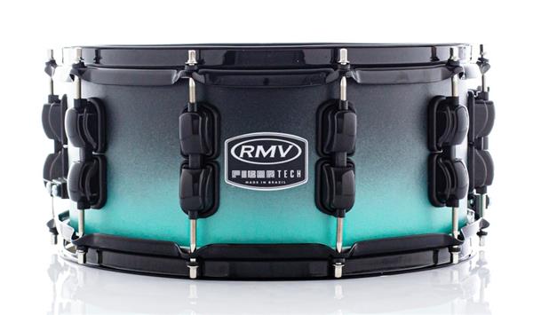 Bateria RMV FiberTech Turquesa Black Fade 22