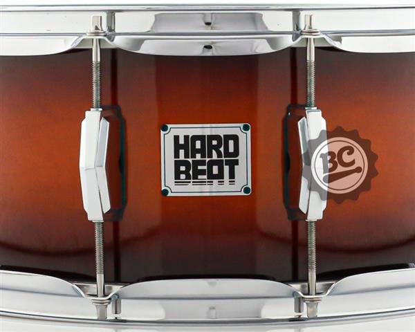 Caixa Hard Beat Maple Shell Red Burst Lacquer 14x6,5