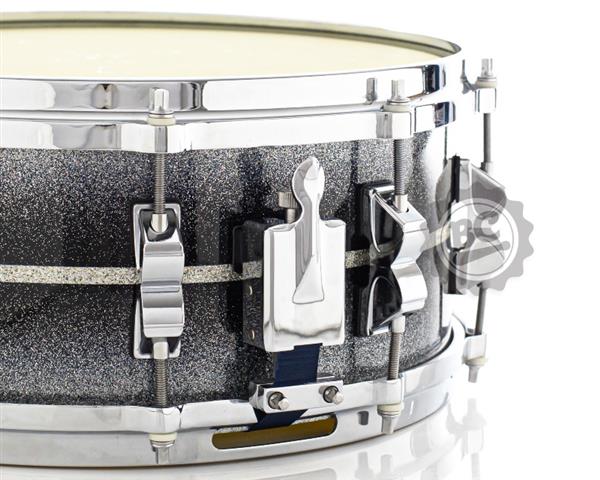 Caixa Nagano Custom BR Black Silver Burst Birch 14x6