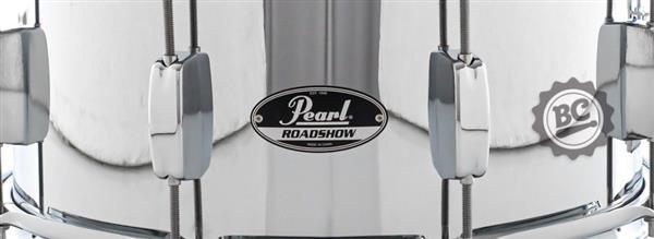 Caixa Pearl Roadshow Steel Shell 14x6,5
