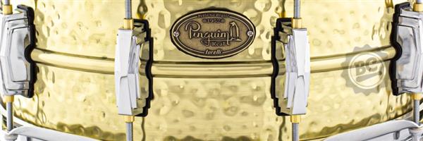 Caixa Pinguim Real Hammered Brass 14x5
