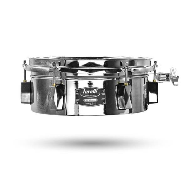 Caixa Timbalito Torelli Wire Snare Cromada 10x4