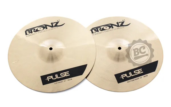 Chimbal Bronz Cymbals Pulse Traditional Hihat 14