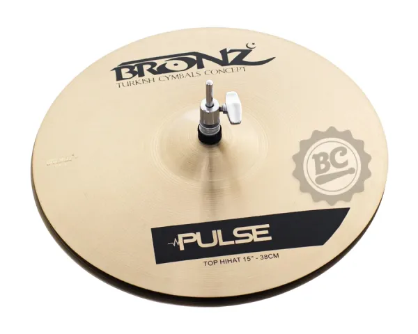 Chimbal Bronz Cymbals Pulse Traditional Hihat 15