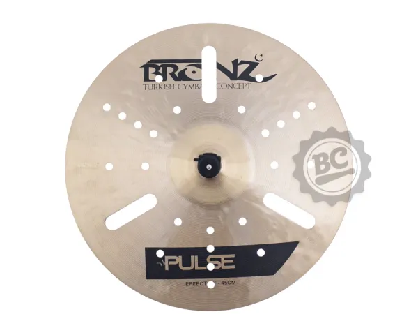 Crash Bronz Cymbals Pulse Traditional Effect 18