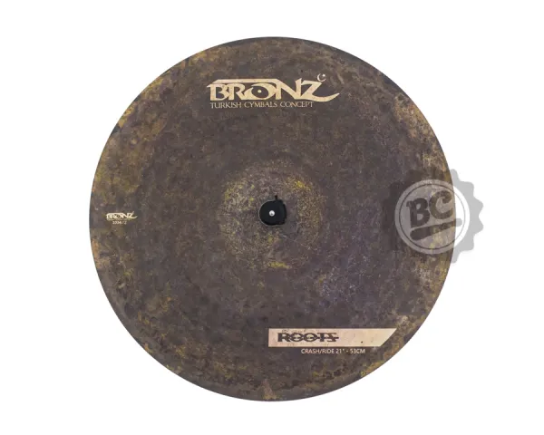 Crash Ride Bronz Cymbals Roots Formula Series 21