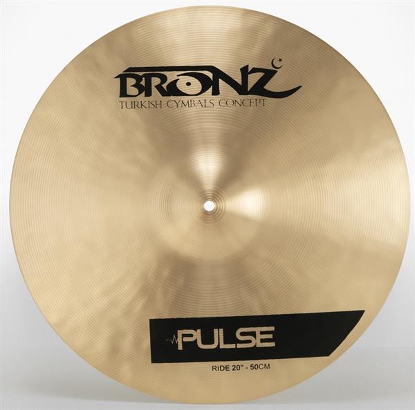 Kit de Pratos Bronz Cymbals Pulse com Bag, Crash 16