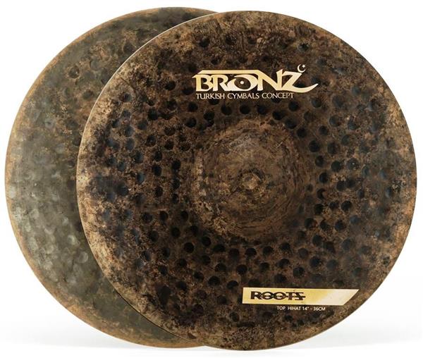 Kit de Pratos Bronz Cymbals Roots com Bag, Crash 16