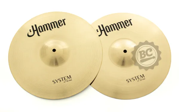 Kit de Pratos Hammer System B20 by Liverpool com Crash 16