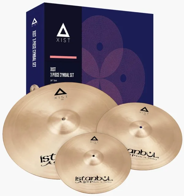 Kit de Pratos Istanbul Agop Xist Traditional IXS3 com Crash 16
