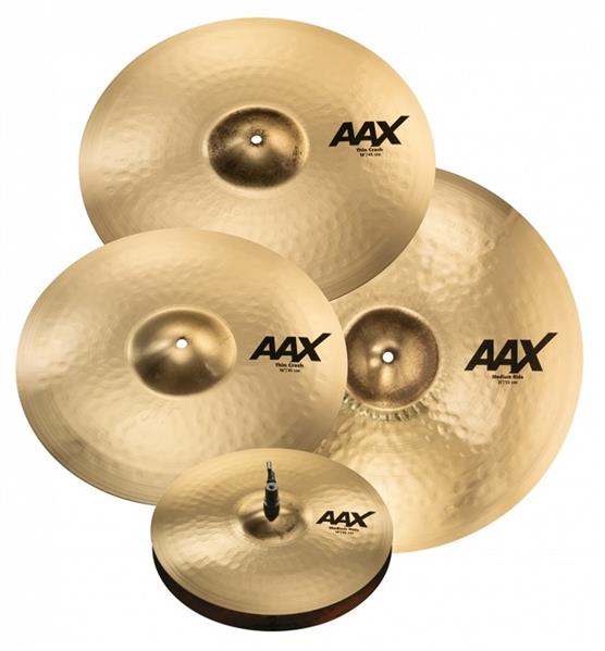 Kit de Pratos Sabian AAX Promo Pack 25005XCPB com Crashes 16