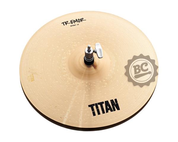 Kit de Pratos Titan Tremor com Crash 16