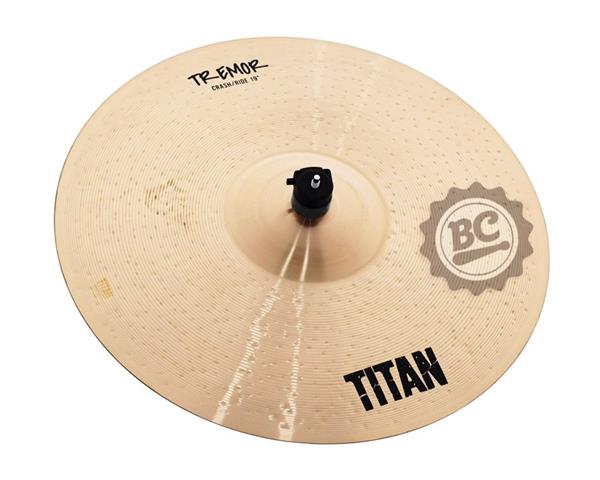 Kit de Pratos Titan Tremor com Crash Ride 19
