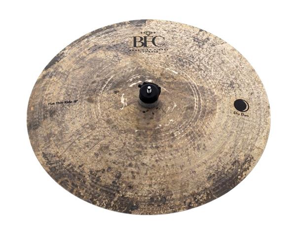 Ride BFC Brazilian Finest Cymbals Dry Dark Flat Extra Thin Ride 18