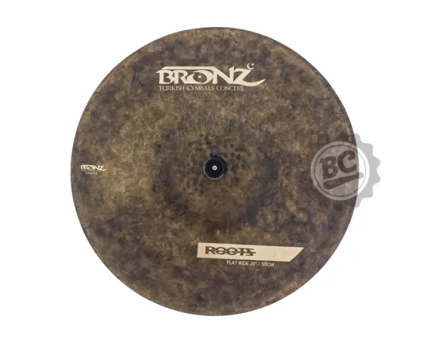 Ride Bronz Cymbals Roots Formula Series Flat 20