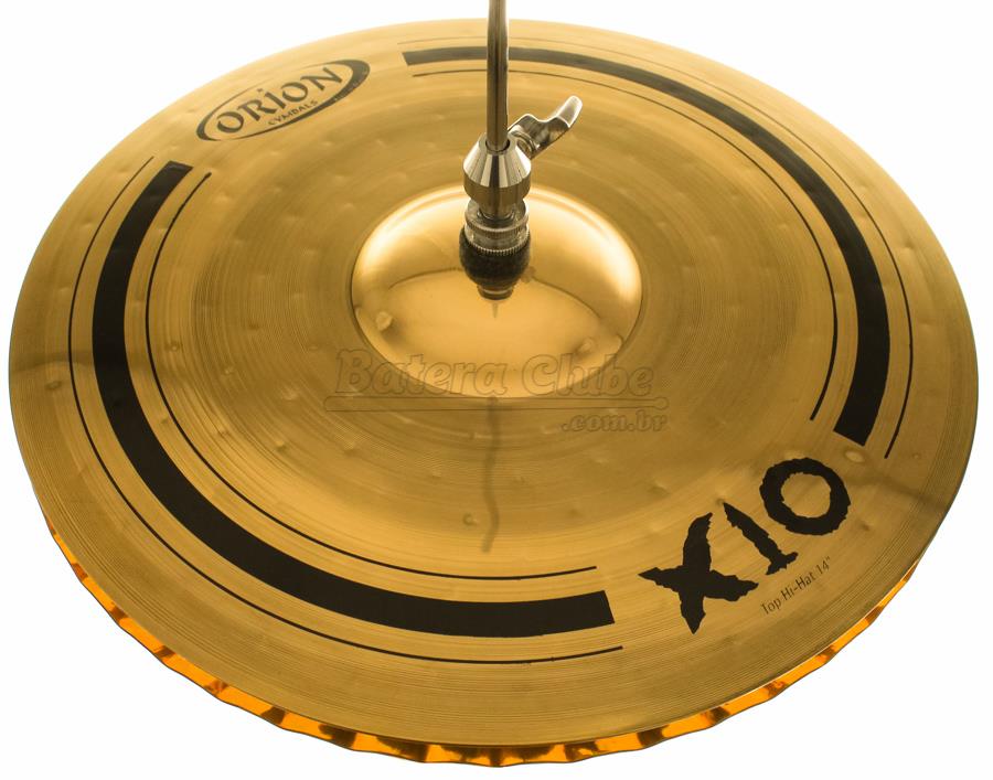 Chimbal Orion X10 HiHat 14" SPX14HH Mastersound em Bronze B10