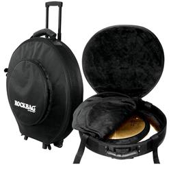 Semicase Bag Rockbag Deluxe RB 22740B Plus com Rodinhas Pratos até