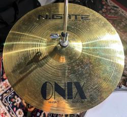 Chimbal N.Gate Onix Hihat 14 em Brass (Seminovo) Made in Brazil 