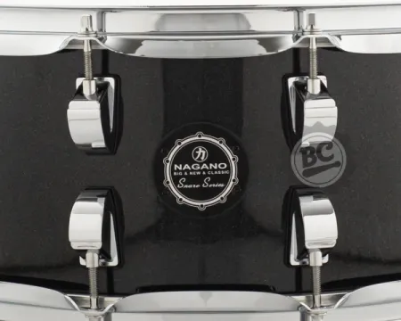 Caixa Nagano Snare Series Classic Beat Ebony Sparkle 14x6,5
