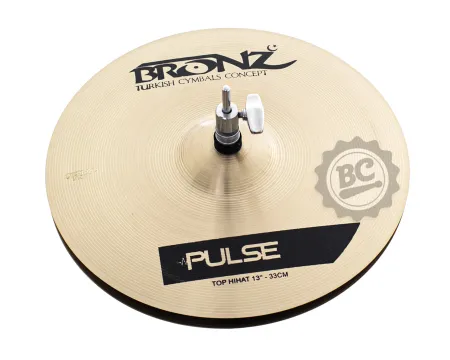Chimbal Bronz Cymbals Pulse Traditional Hihat 13